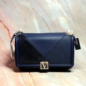 SOLD!! VS Victoria Secret Gold Chain Purse Satchel NWT